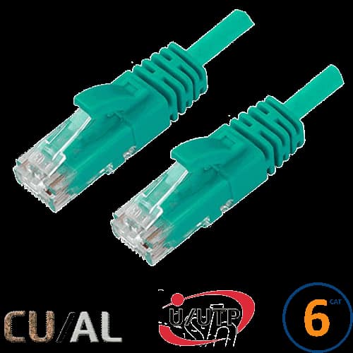 CORDON RJ45 CAT 6 U/UTP CLASSIC 15M VERT