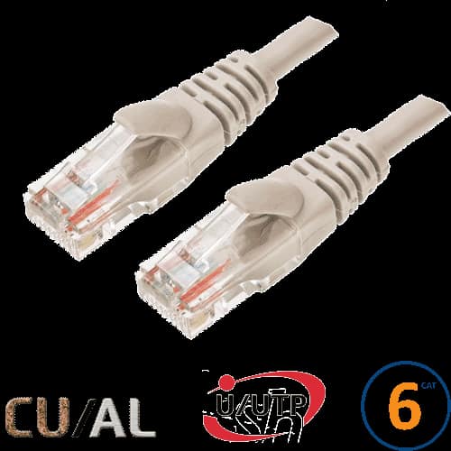 CORDON RJ45 CAT 6 U/UTP CLASSIC 30CM BEIGE