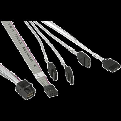 CABLE MINI SAS HD CROISÉ VERS 4 SATA