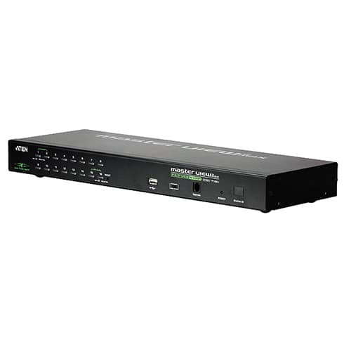 SWITCH KVM USB PS2 16 UC - 1 CONSOLE 1U + ACCÈS IP