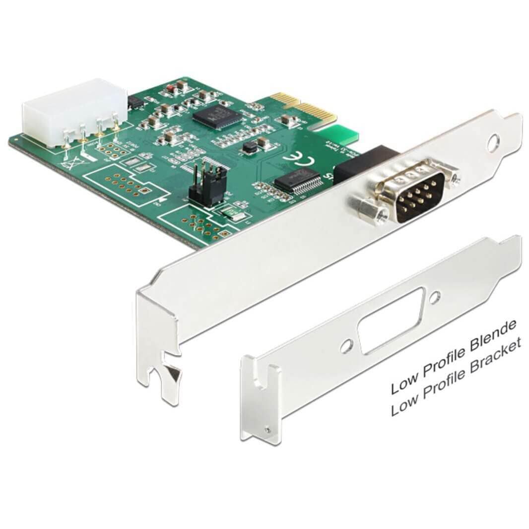 CARTE PCI EXPRESS 1 RS232 HIGH SPEED ALIM POS