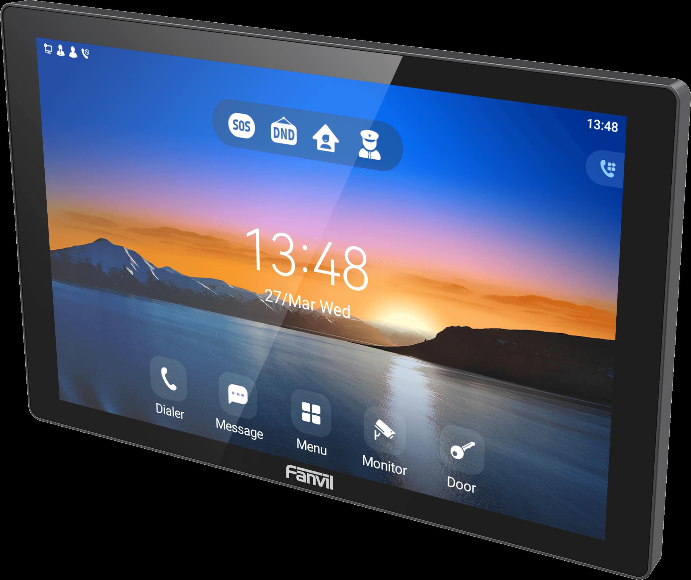 ECRAN ACCUEIL INDOOR 10" ANDROID POUR PORTIER SIP