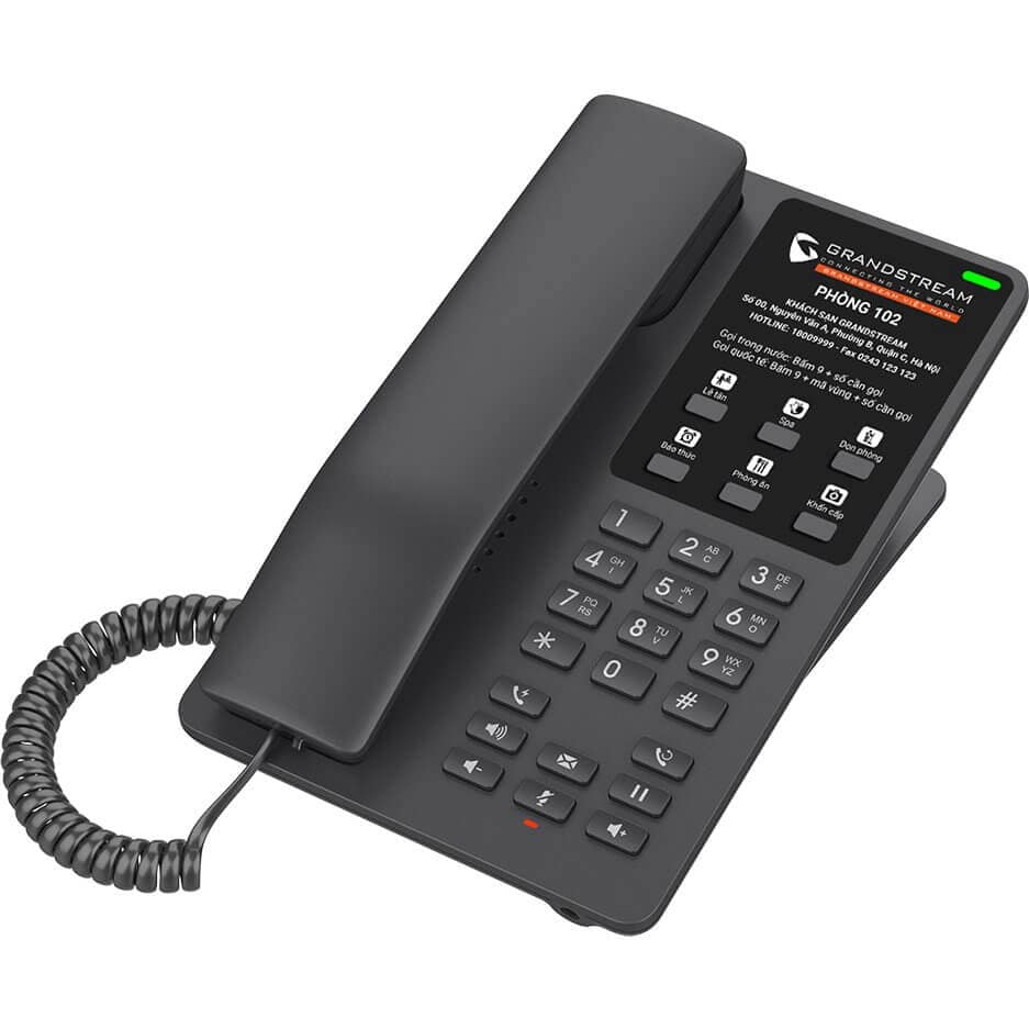 TÉLÉPHONE SIP WIFI POUR HÔTEL GHP621W