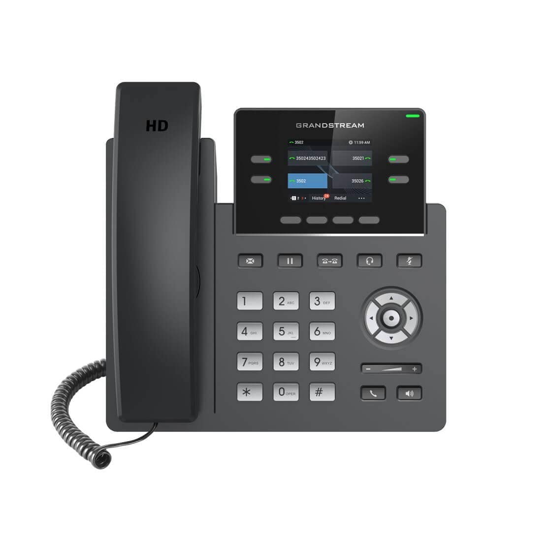 TÉLÉPHONE SIP GRP2612 COULEUR AUDIO HD POE
