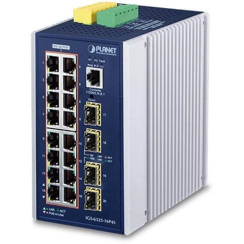 SWITCH INDUS L3 16 X POE AT 240W 4XSFP 1G/2,5G