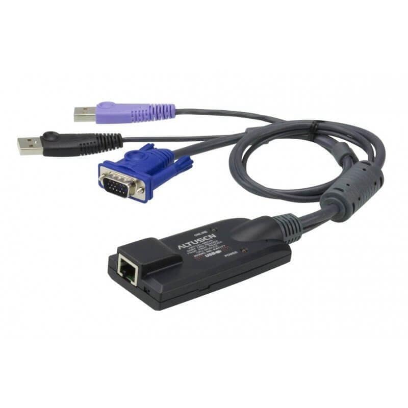 MODULE SERVEUR RJ45 POUR KVM CONNEXION USB VGA VM
