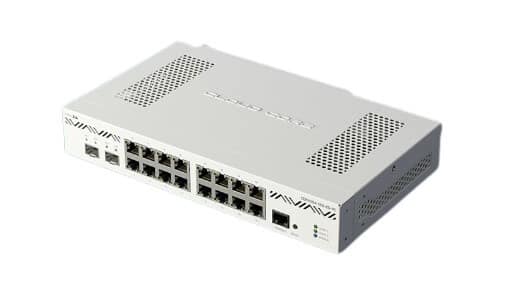 ROUTEUR CLOUD 16 PORTS GIGA + 2 SFP+ SANS VENTIL.