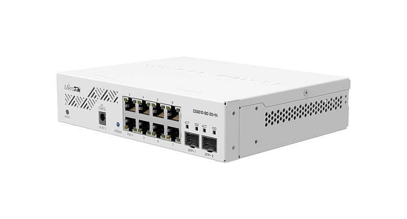 SWITCH CLOUD 8 PORTS GIGA 2 PORTS SFP+ FANLESS