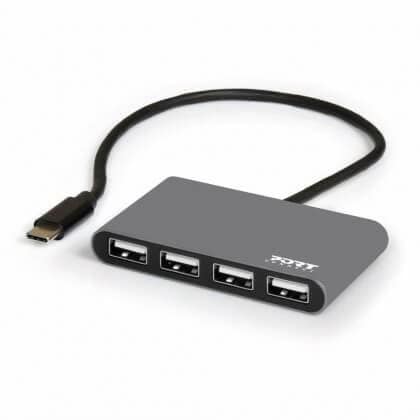 HUB USB 2.0 C VERS 4 PORTS A