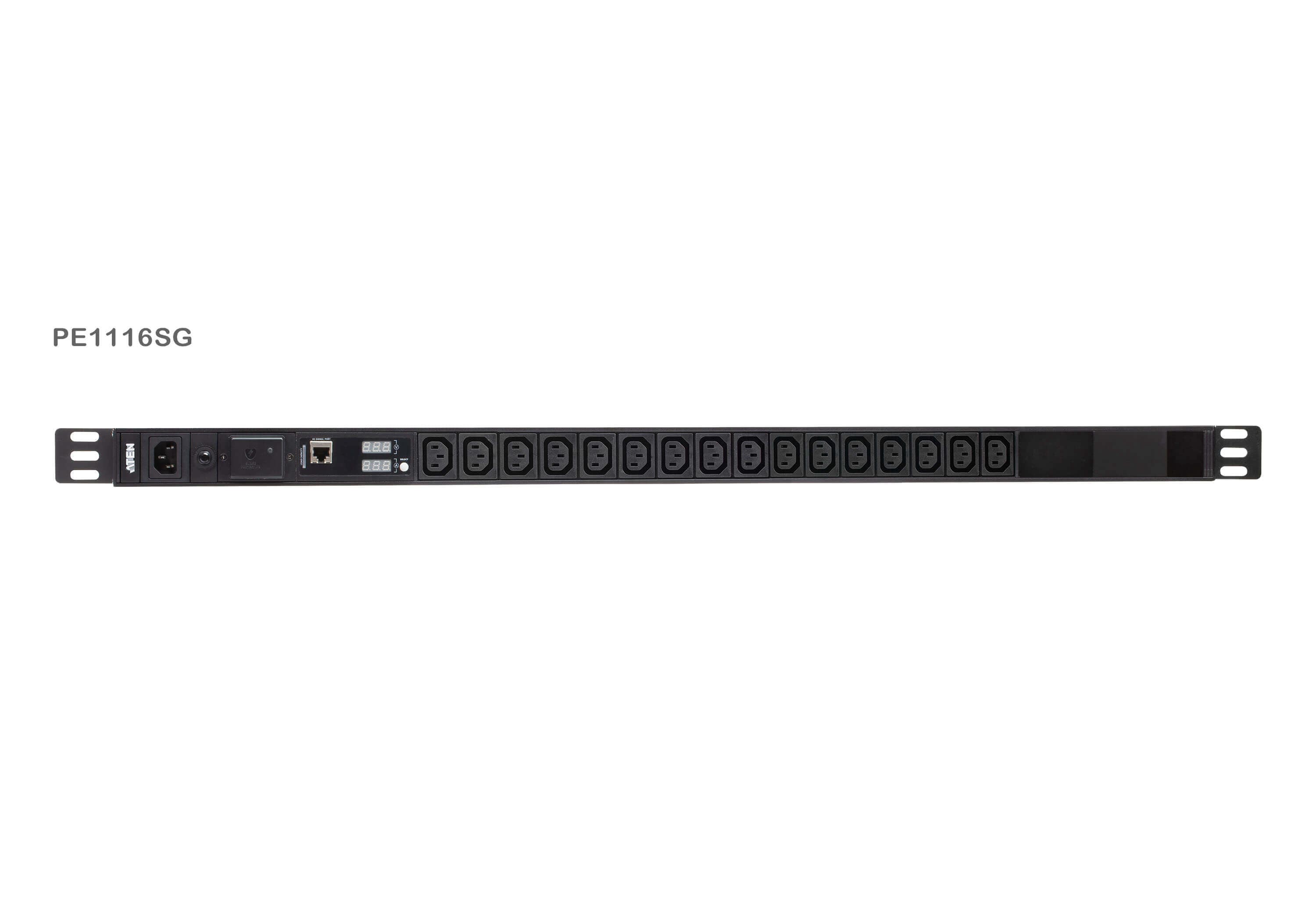 EPDU 0U BASIC 16 SORTIES IEC C13 MESURÉES