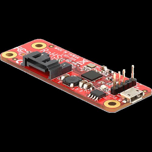 CARTE FILLE RASPBERRY USB 2.0 VERS SATA 7 PTS
