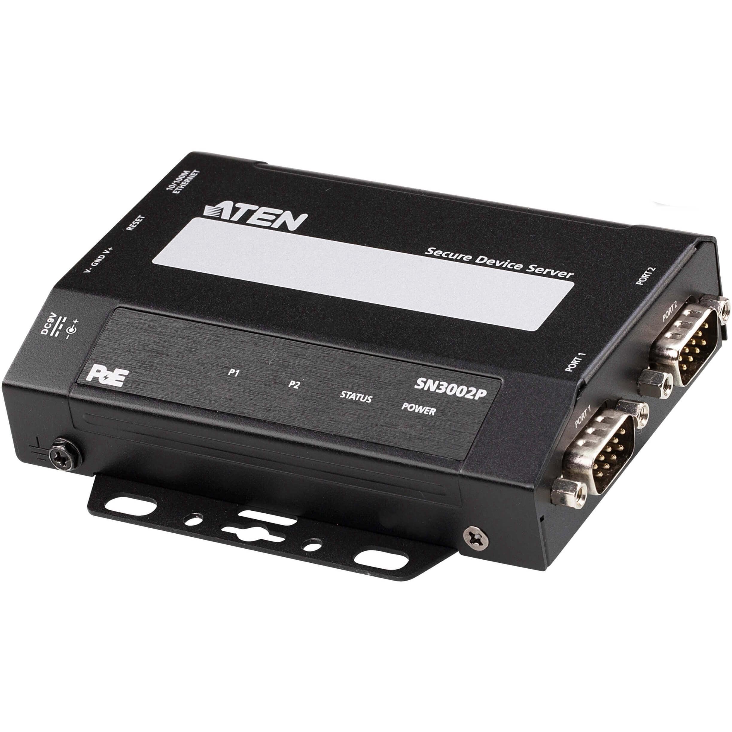SERVEUR DE PORT SÉRIE OVER IP 2 PORTS POE RS232