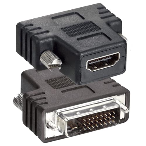 ADAPTATEUR VIDÉO DVI-D MÂLE / HDMI FEMELLE