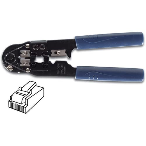 PINCE À SERTIR & COUPANTE POUR CONNECTEUR RJ45