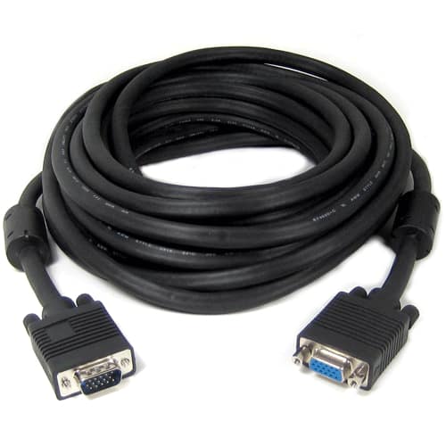 CÂBLE VIDÉO VGA M/F 1.8M