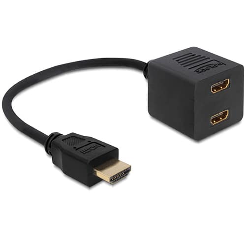 ADAPTATEUR DOUBLEUR HDMI MÂLE / 2 HDMI FEMELLE