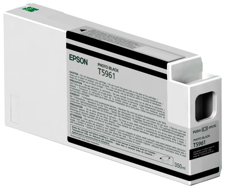 EPSON T5961 - 350 ML - PHOTO NOIRE - ORIGINAL - CARTOUCHE D'ENCRE - POUR STYLUS PRO 7700, PRO 7890, PRO 7900, PRO 9700, PRO 9890, PRO 9900, PRO WT7900